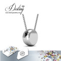 Destiny Jewellery Crystal From Swarovski Round Set Pendant and Earrings